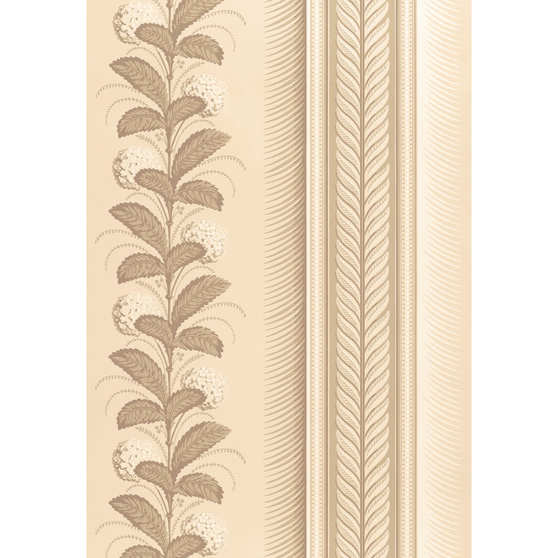 Papier peint Hydrangea Drape, Fauve