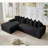 Oversize Cloud Sectional Couch (Left Facing Sofa)-1719534655-1719534644