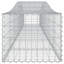 Ensemble de 9 paniers en fer galvanisé argent Vidaxl Gabion-113973710