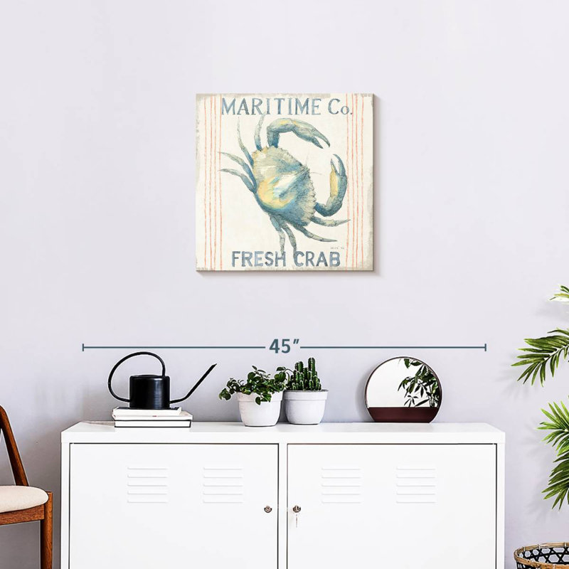 Plaque murale Kema Floursack Nautical Square III, H 20 po x l 20 po