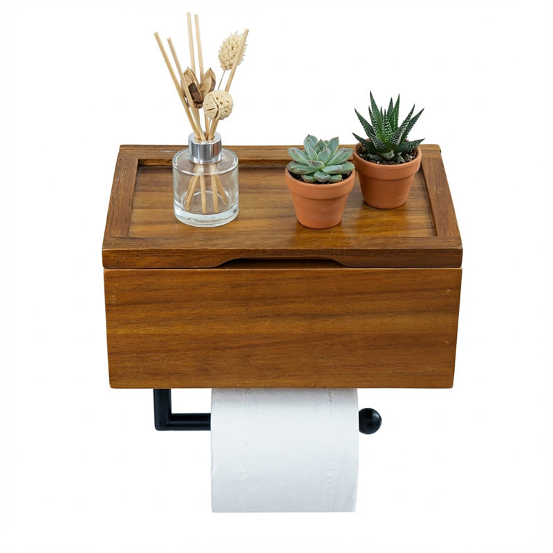 Rangement mural pour porte-papier hygiénique
