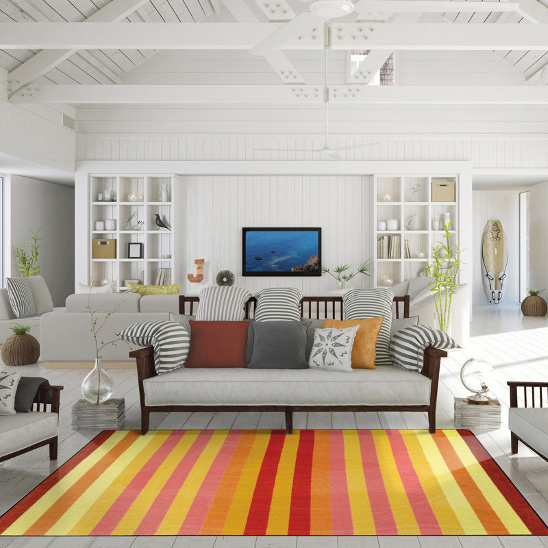 Summer Solstice Sailors Delight Area Rug, Rectangle 5'4" x 7'8"