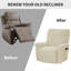 Housse pour fauteuil inclinable à coussins carrés/rectangulaires-822097265