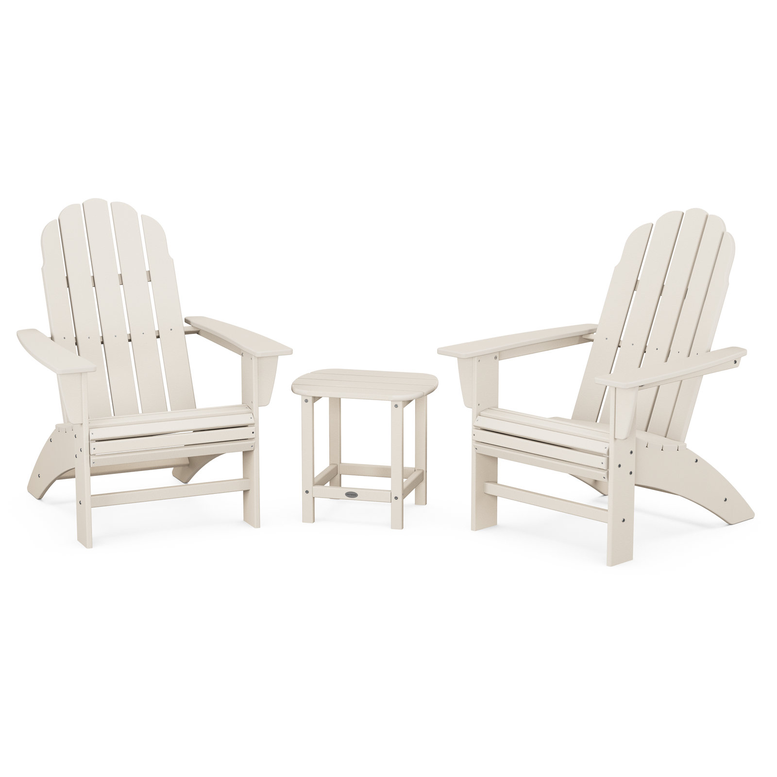 POLYWOOD® Vineyard 2-Person Patio Seating Group, Sand
