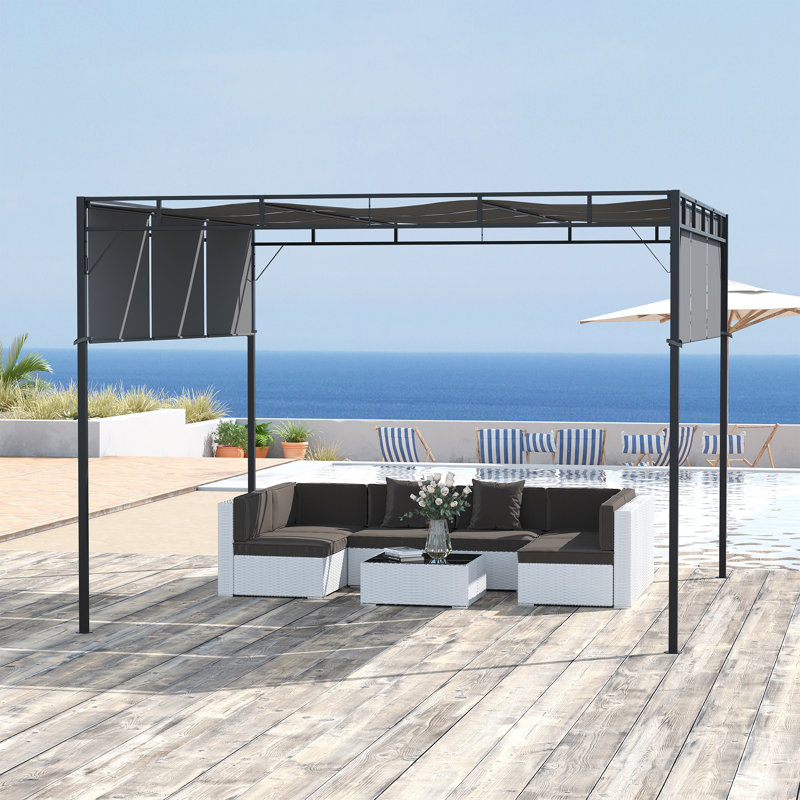 3m x 3m Steel Pergola