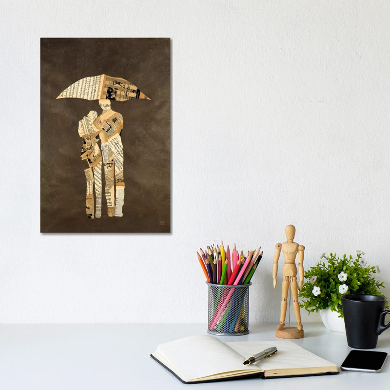 Rain Walk by Kelsey Hochstatter - Wrapped Canvas Gallery-Wrapped Canvas Giclée, 30.48cm H x 20.32cm W