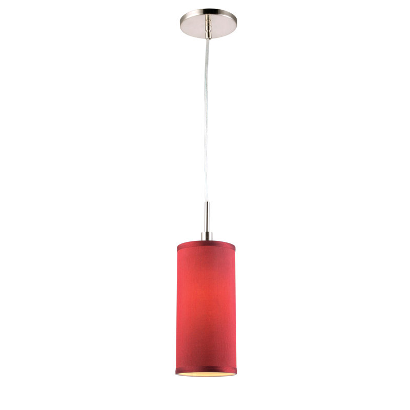 1 - Light Single Pendant, Bronze, Grey