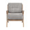 Chaise d'appoint moderne avec dossier capitonné 1pc