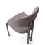 Ensemble de chaises Modern Modern en métal (2 pièces), cendré et cendré, 16,9 x 32,7 x 18,7 pouces | Structure 100% métal, tissu 100% polyester, rembourrage en mousse 28 dns | Siège élégant et confortable pour la maison et le bureau-2142952016-2142952022