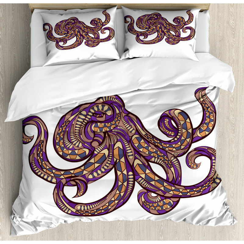 Coastal Duvet Cover, King Duvet Cover + 2 King Shams