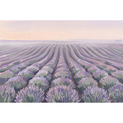 Papier peint lavande pastel