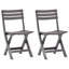 Kat Plastic / Resin Patio Folding Chair Folding Chair Set-1450341256