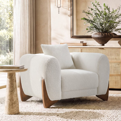Fauteuil d'appoint Morgan Boucle