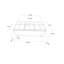 Repose-pieds avec rangement l 42 po Avalon avec couvercle relevable, plateau capitonné et plateau de service Avalon-103335955