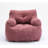 Aeri Compression Medium Adult Soft Fabric Bean Bag Chair With Foam Filled-1331471570