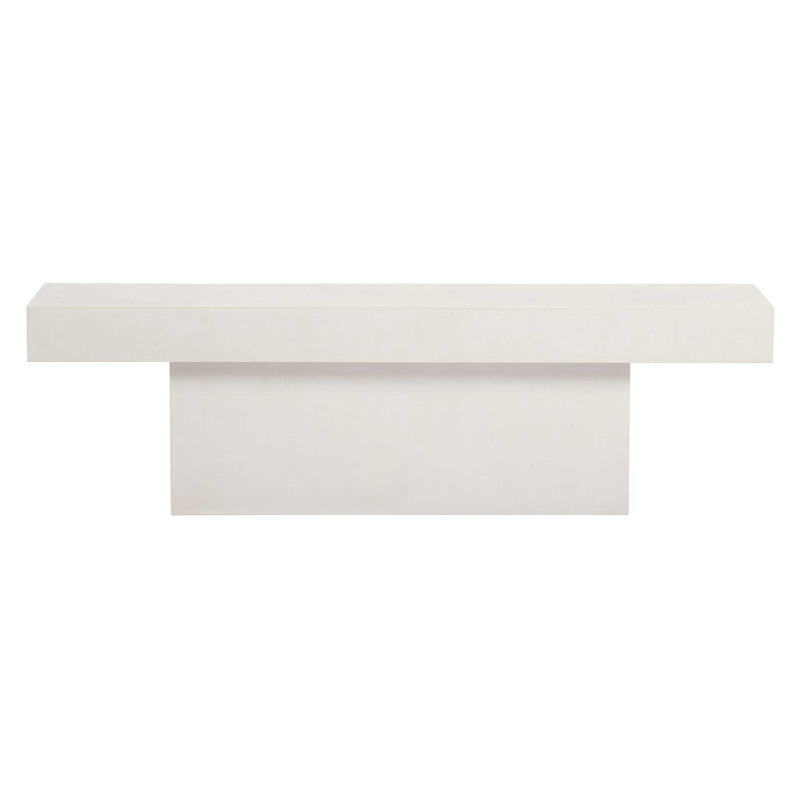 Perpetual Outdoor Bench, White