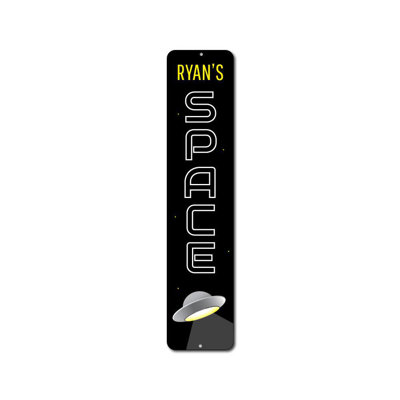 Space Vertical Custom Aluminum Sign