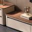 Meuble télé moderne en bois manufacturé beige