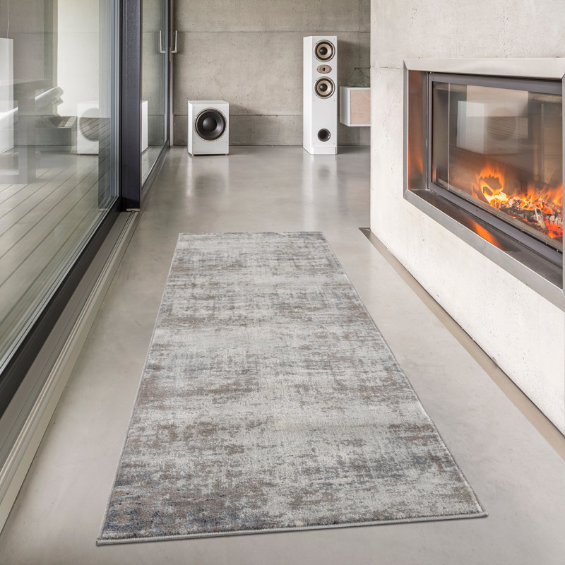 Abstract Indoor Rug, Runner 2' x 20'