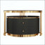Table basse gigogne moderne 2 pièces avec tiroirs et plateau en verre trempé Modern-1249997357