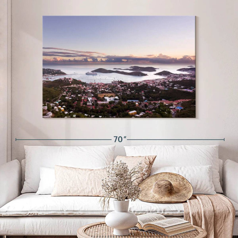 Gillard Charlotte Amalie, 34" H x 51" W