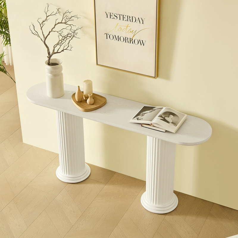 Console de style romain avec panneaux en relief