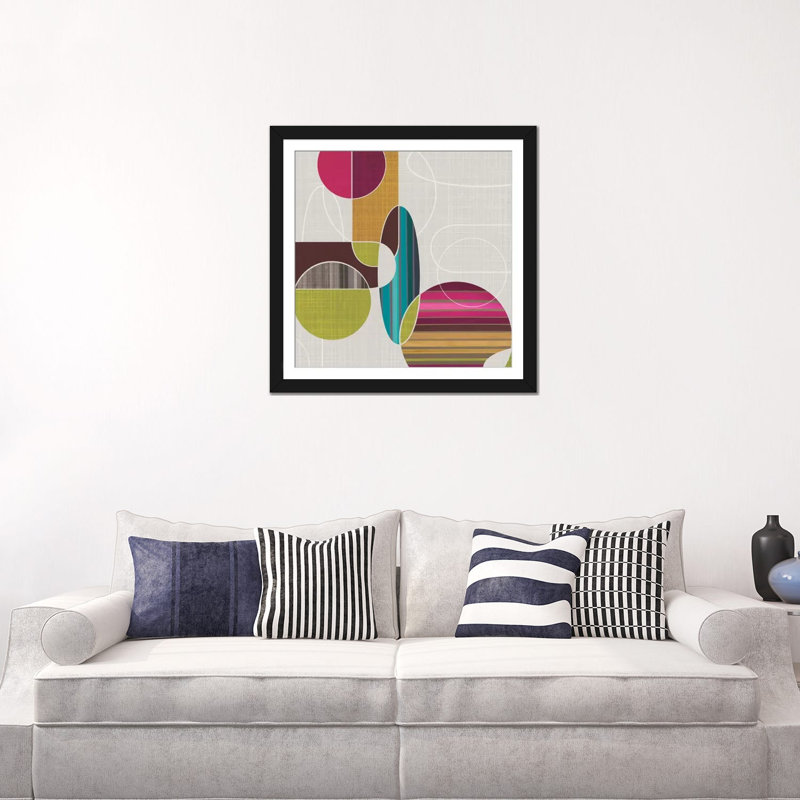 «Blast from the Past I» par Tandi Venter - Estampe numérique sur toile tendue avec châssis, H 24 po x l 24 po x P 1 po, Blanc