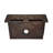 33" x 22" Single Bowl Copper Kitchen Sink – Farmhouse Apron Front Kitchen Sink, Drop-In Sinks, Hammered Bronze Copper Kitchen Sinks, Handcrafted Sink, Undermount Sink Compatible