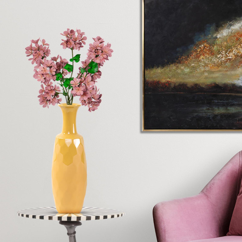 Golden Bee Ceramic Vase- Tall