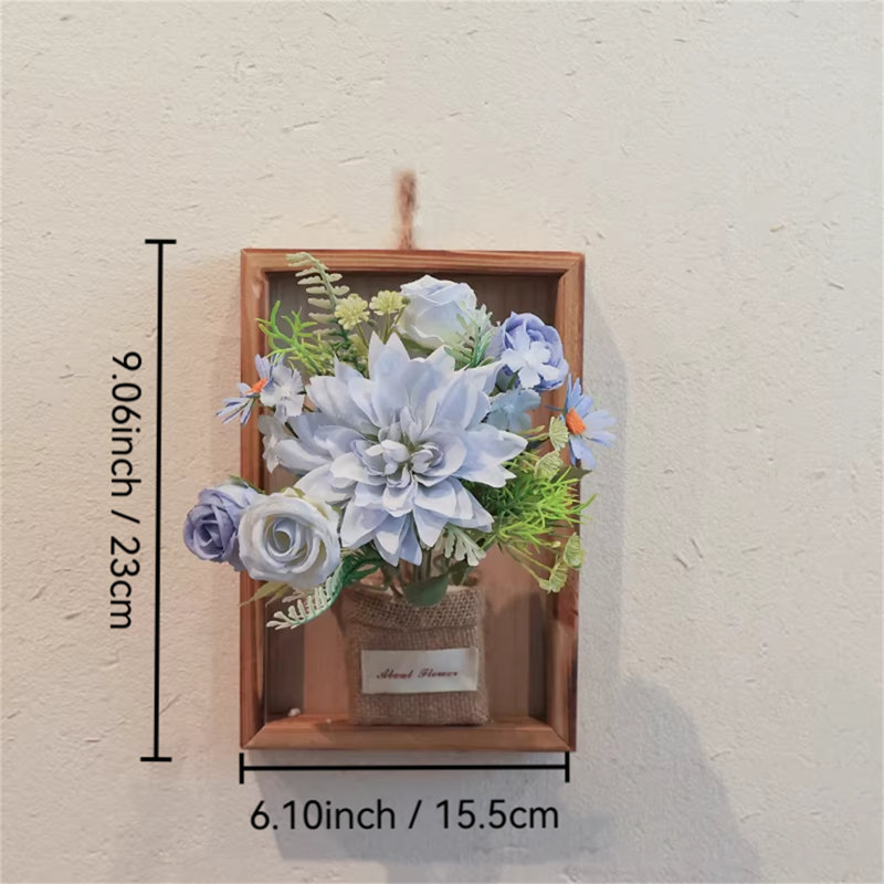 Wall-Mounted Artificial Flower