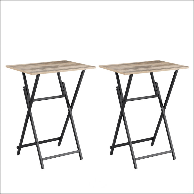 Table-plateau 2 pièces, Brun