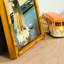 Gold Solid Wood Gilded Picture Frame - Set of 4 with Mat-2066577183