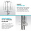 KRAUS Artec Pro Commercial Style 2-Function Single Handle Pull Down Kitchen Faucet with Pot Filler-114318000