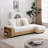 Convertible Sleeper Sofa Couch with Box and Drawer,2 Cup Holders-1535698801
