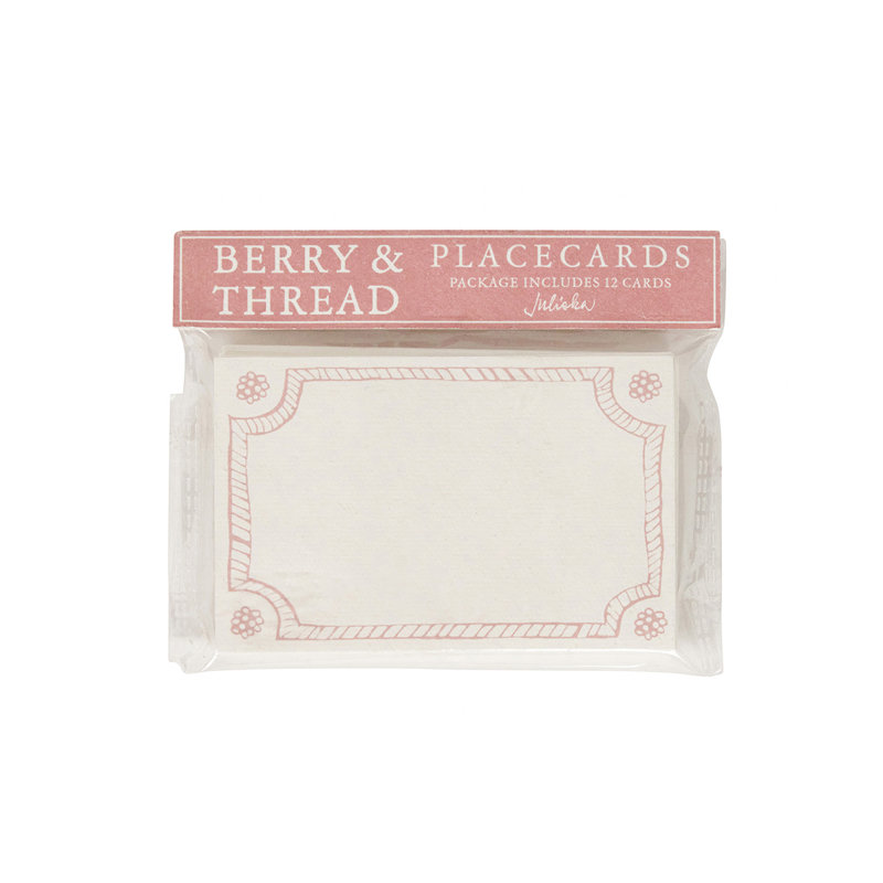 Berry & Thread Place Card, Blush