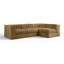 Tissu 4 pièces Demars Velvet Performance Canapé modulaire modulaire-1521242047-1521242045