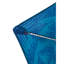 Parasol de patio à énergie solaire 9 pi, auvent rond avec motif + cyan, 6 nervures en acier, système de manivelle facile, inclinaison à 45 degrés, intempéries, pour parasol ombragé avec lumières à DEL, mât, bouton-poussoir