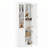 Modern Bookcase With Glass Doors And Thickened Top Panel-1819441107