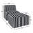 Eliana 4-Piece Upholstered Middle Chair and Ottoman Set with Sunbrella Cushions -90597147