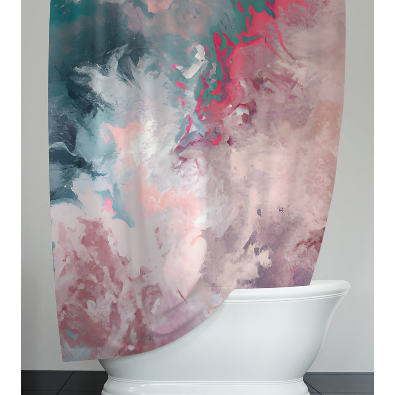 Ombre Shower Curtain, 72" H x 70" W