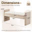 Banc rembourré en polyester 51,2 po-863799538