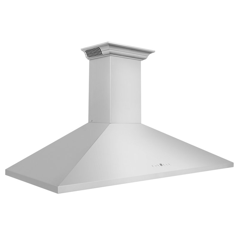 36" Crown Sound 400 CFM Convertible Wall Mount Range Hood in Stainless Steel with Wi-Fi
