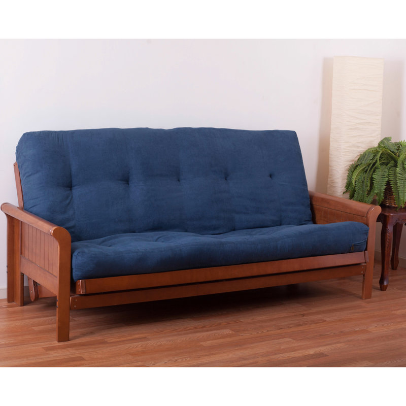 Abe Cold Foam Futon Mattress Futon  Mattress, Full, 8", Indigo