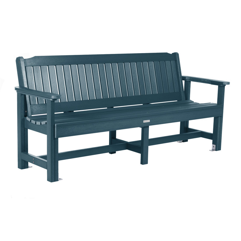 Lunz Outdoor Bench, Nantucket Blue