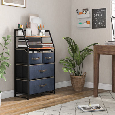 Lola-Jay 4 Drawer Storage Drawer