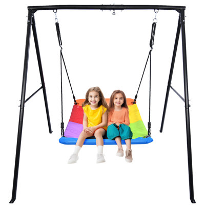 Klo Kick Metal Swing Set with 1 Swing(s)