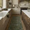 Tapis lavable à motif floral Kaldi