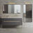 Cozy Design Tempered Glass Framed Wall-Mounted Bathroom Vanity Mirror-102799395-102799396-102799387