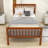 Twin Size Platform Bed with Headboard-455433950