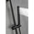59-Inch Hose Handheld Shower With Build And Adjustable Head In Matte Black Easy Feature Safe Design